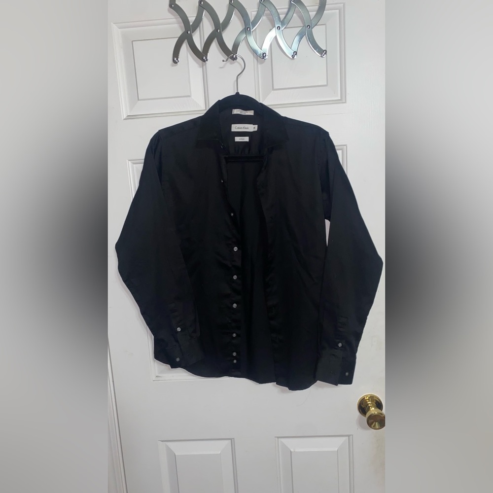 Black Calvin Klein Dress Shirt